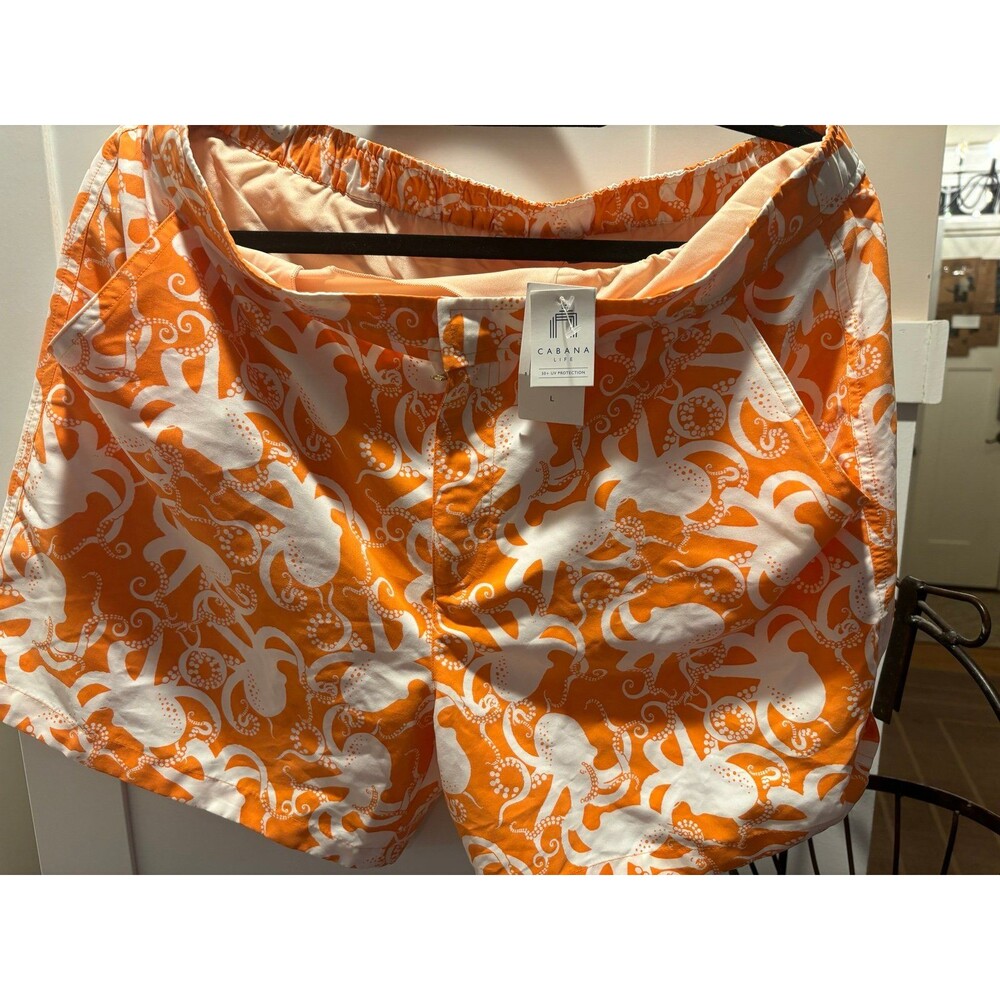 NWT  large womens octopus lined swim shorts large